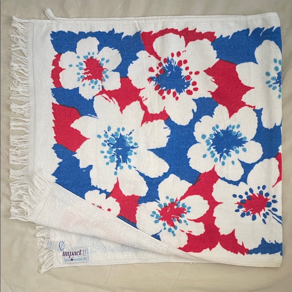 🇨🇦Texmade Premium Soft Cotton Hand Towel, 
Absorbent Floral Towel with Fringe